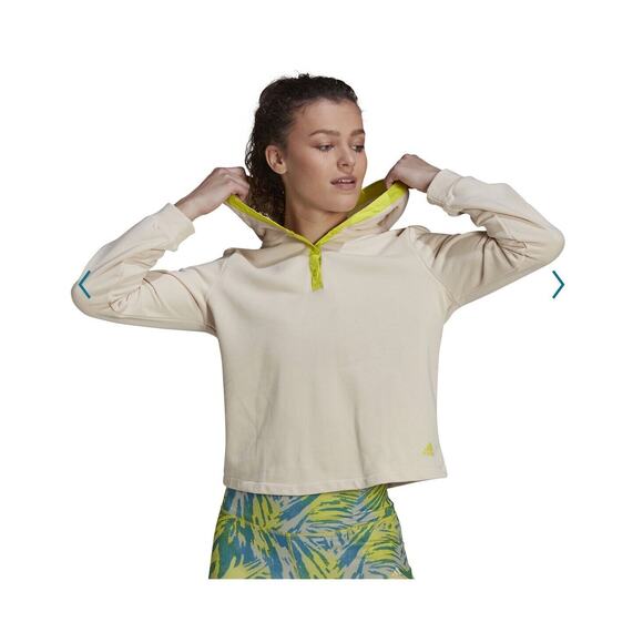 adidas Tops - NEW WITH TAGS! Women’s ADIDAS Fleece Pullover Hoodie GL3901 - Size XL NWT